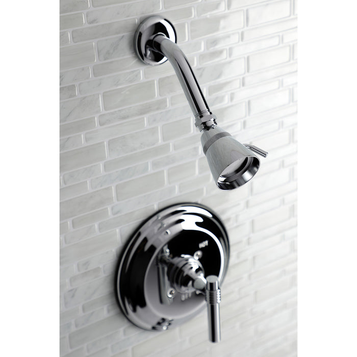 Kingston KB2631MLTSO Single-Handle Pressure Balanced Shower Faucet, Trim Only, Polished Chrome