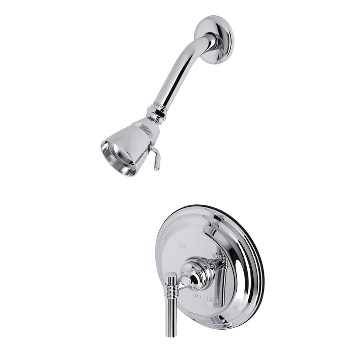 Kingston KB2631MLTSO Single-Handle Pressure Balanced Shower Faucet, Trim Only, Polished Chrome