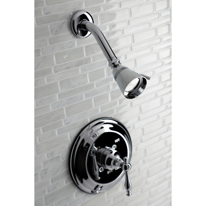 KB2631NLSO Single-Handle 2-Hole Wall Mount Shower Faucet, Polished Chrome