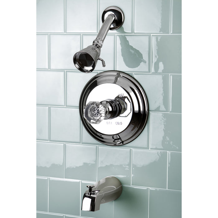 Celebrity KB2631WCL Single-Handle 3-Hole Wall Mount Tub and Shower Faucet, Polished Chrome