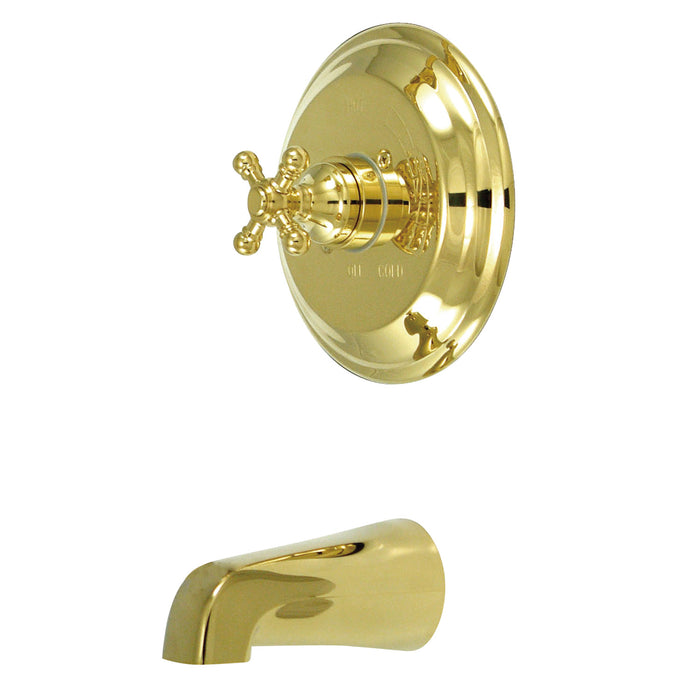 Metropolitan KB2632BXTO Single-Handle 2-Hole Wall Mount Tub and Shower Faucet Tub Only, Polished Brass