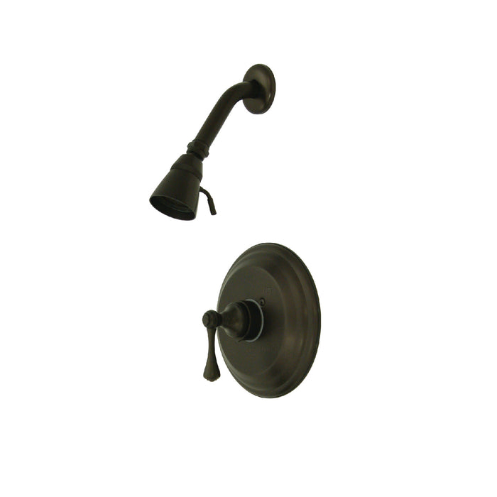Kingston Magellan KB2635BLSO Single-Handle Pressure Balanced Shower Faucet, Oil Rubbed Bronze