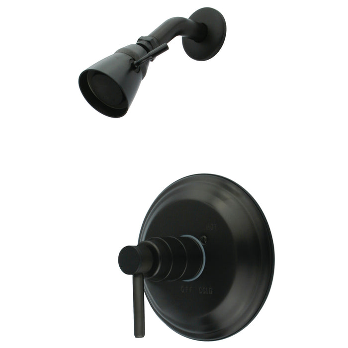 Concord KB2635DLSO Single-Handle 2-Hole Wall Mount Shower Faucet, Oil Rubbed Bronze