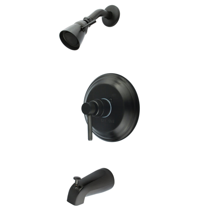 Concord KB2635DLT Single-Handle 3-Hole Wall Mount Tub and Shower Faucet Trim Only, Oil Rubbed Bronze