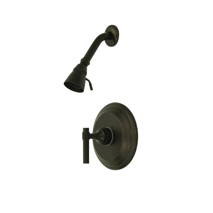 Milano KB2635MLSO Single-Handle 2-Hole Wall Mount Shower Faucet, Oil Rubbed Bronze