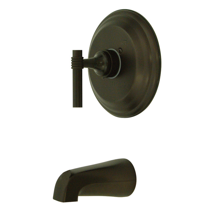 Milano KB2635MLTO Single-Handle 2-Hole Wall Mount Tub and Shower Faucet Tub Only, Oil Rubbed Bronze