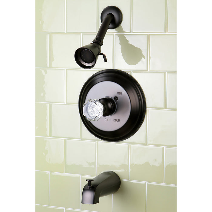Celebrity KB2635WCL Single-Handle 3-Hole Wall Mount Tub and Shower Faucet, Oil Rubbed Bronze