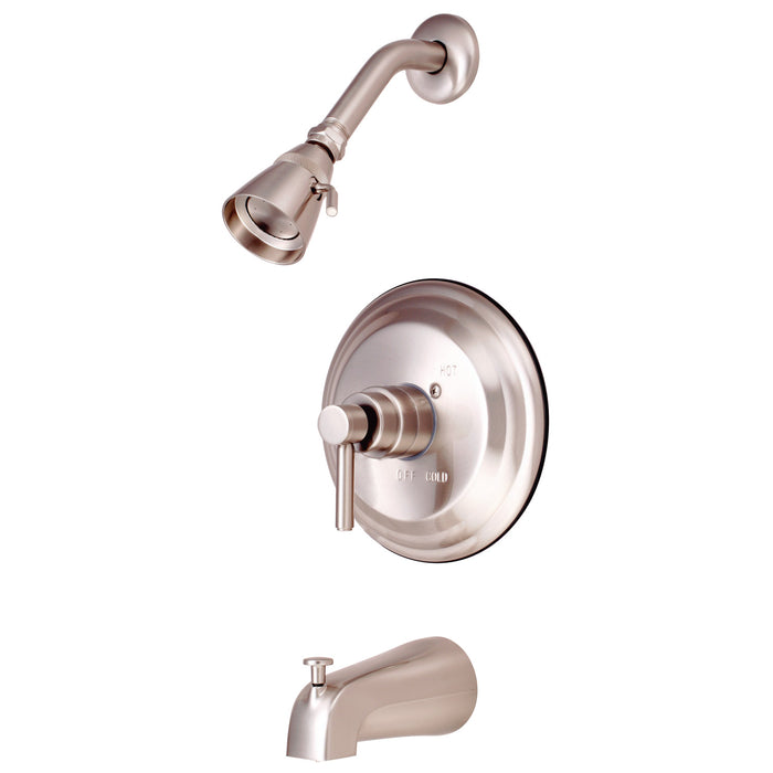 Kingston Tulare KB2638DLT - Concord Single-Handle Pressure Balanced Tub and Shower Faucet, Trim Only, Brushed Nickel