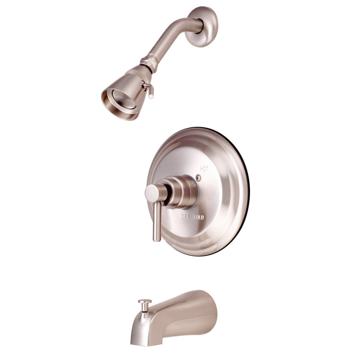 Concord KB2638DLT Single-Handle 3-Hole Wall Mount Tub and Shower Faucet Trim Only, Brushed Nickel