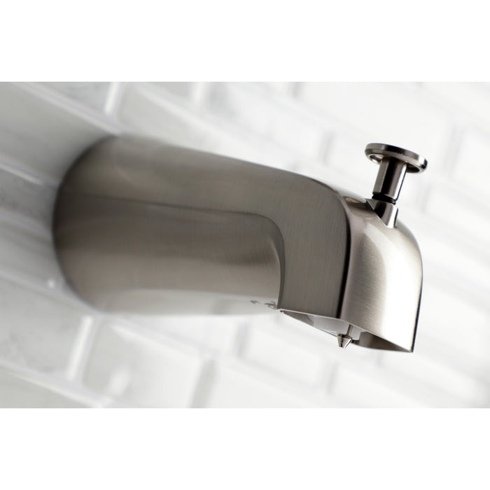 Elinvar KB2638EX Single-Handle 3-Hole Wall Mount Tub and Shower Faucet, Brushed Nickel