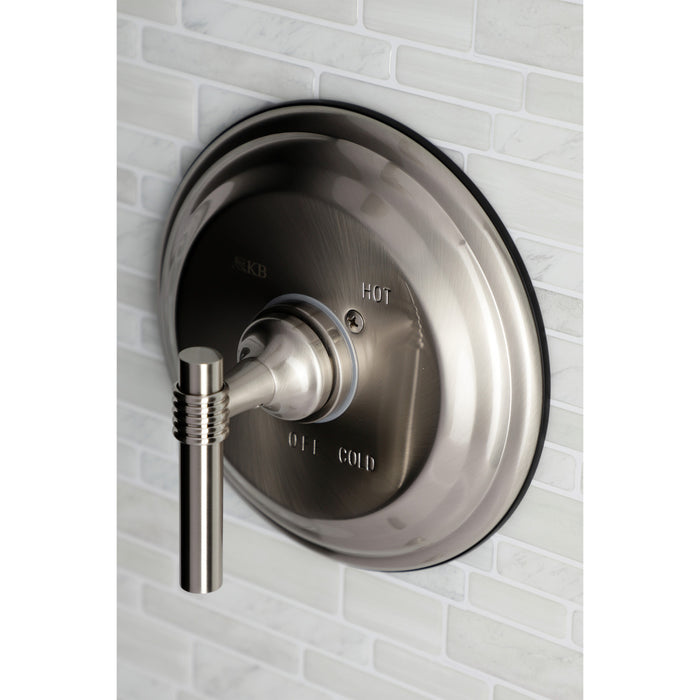 KB2638MLLST Single-Handle 1-Hole Wall Mount Tub and Shower Faucet Valve and Trim Only, Brushed Nickel