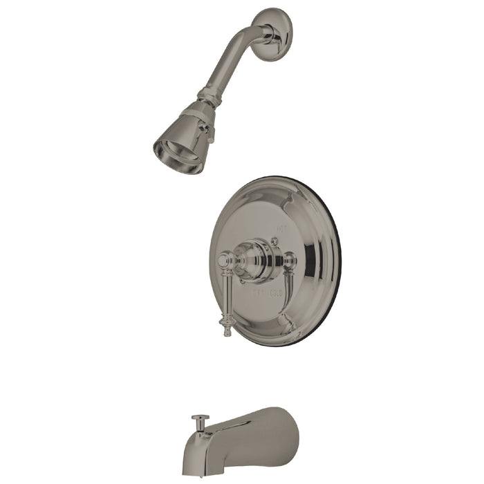 Templeton KB2638TL Single-Handle 3-Hole Wall Mount Tub and Shower Faucet, Brushed Nickel