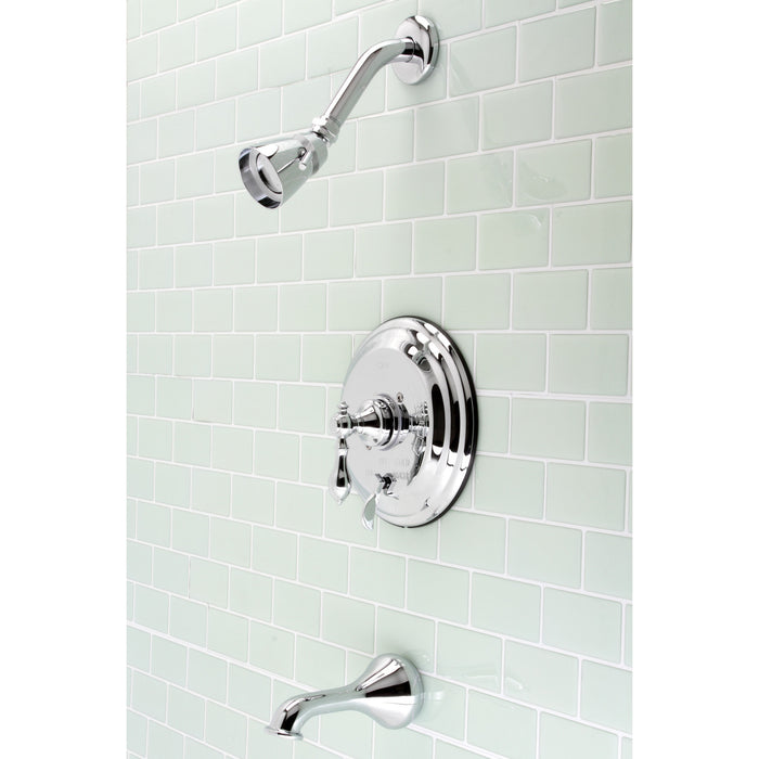 American Classic KB36310ACL Single-Handle 3-Hole Wall Mount Tub and Shower Faucet with Diverter, Polished Chrome