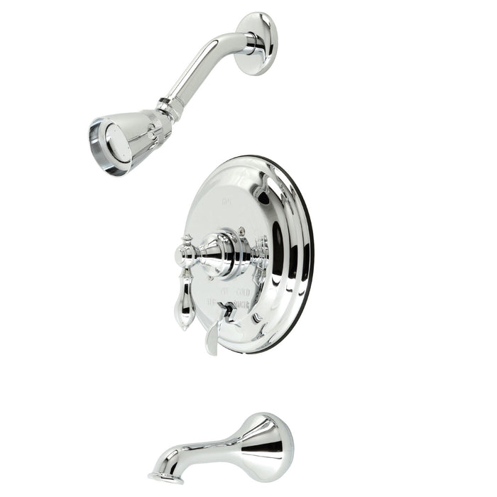 Kingston Heirloom KB36310ACL - American Classic Single-Handle Pressure Balanced Tub and Shower Faucet, Polished Chrome