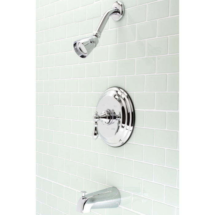 American Classic KB3631ACL Single-Handle 3-Hole Wall Mount Tub and Shower Faucet, Polished Chrome