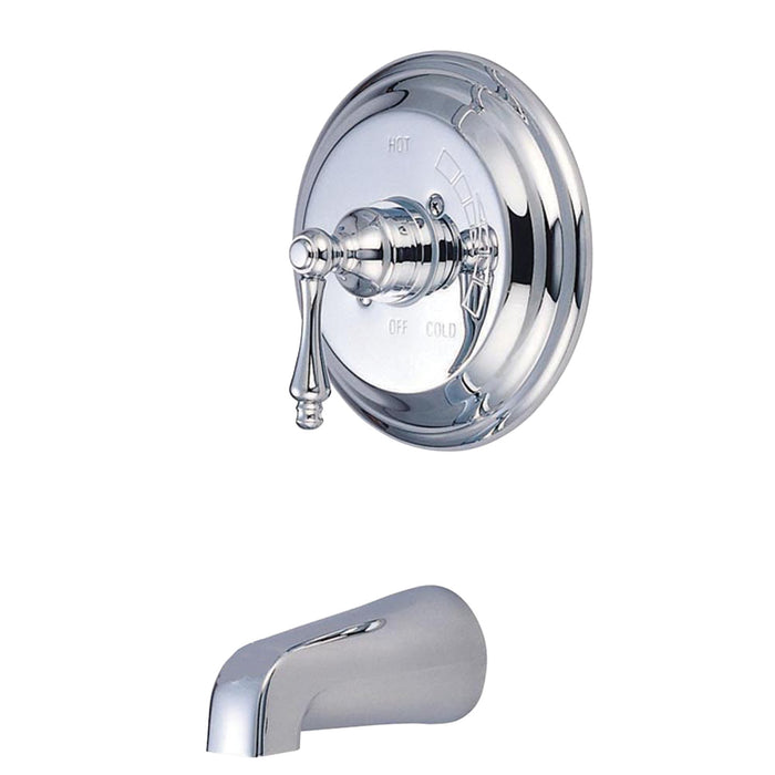 Vintage KB3631ALTO Single-Handle 2-Hole Wall Mount Tub and Shower Faucet Tub Only, Polished Chrome