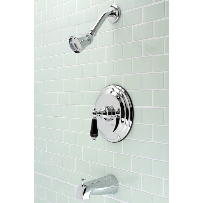 Duchess KB3631PKL Single-Handle 3-Hole Wall Mount Tub and Shower Faucet, Polished Chrome