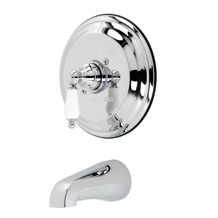 Vintage KB3631PLTO Single-Handle 2-Hole Wall Mount Tub and Shower Faucet Tub Only, Polished Chrome
