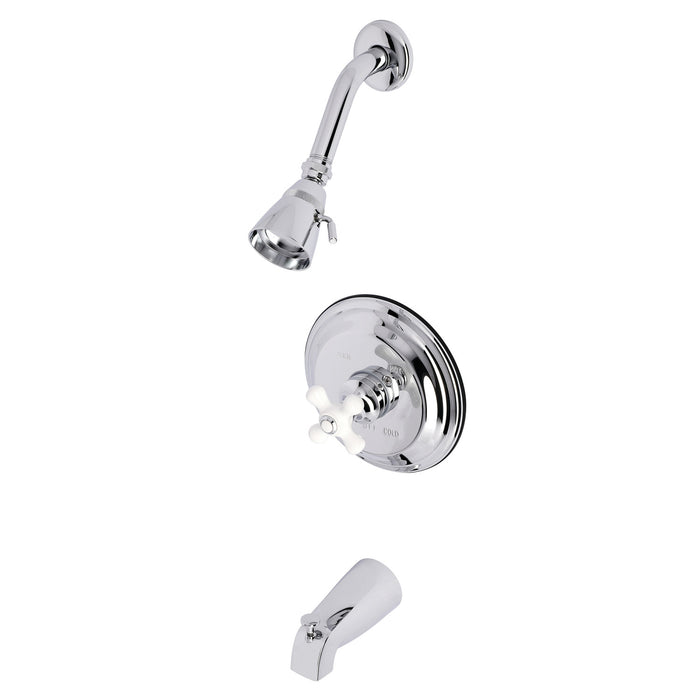 Kingston Heirloom KB3631PXTSingle-Handle Pressure Balanced Tub and Shower Faucet, Trim Only, Polished Chrome