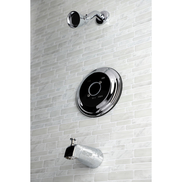 KB3631TLH 3-Hole Wall Mount Tub and Shower Faucet Trim Only without Handle, Polished Chrome