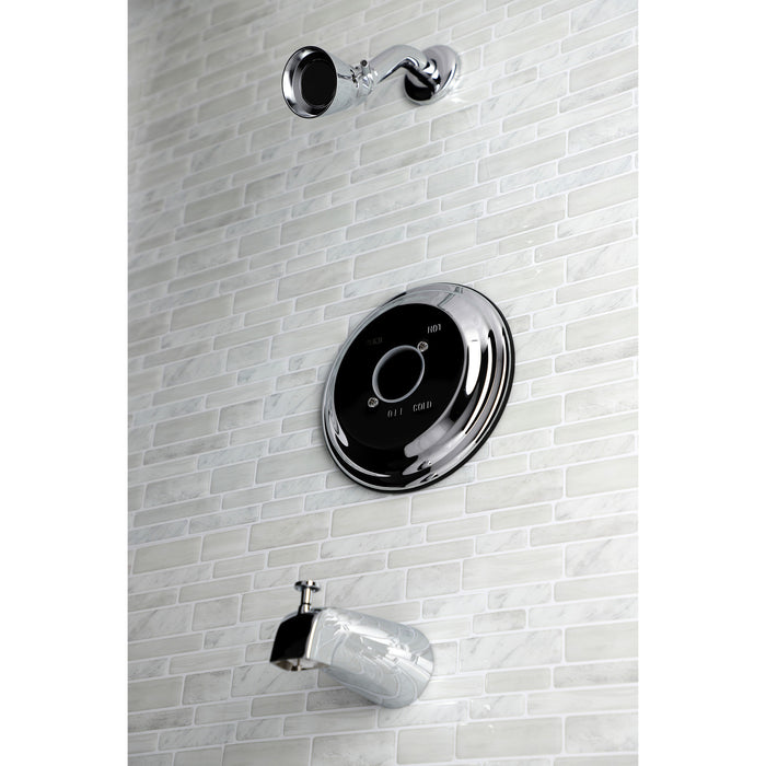 Kingston Heirloom KB3631TLHPressure Balanced Tub and Shower Faucet, Trim Only without Handle, Polished Chrome