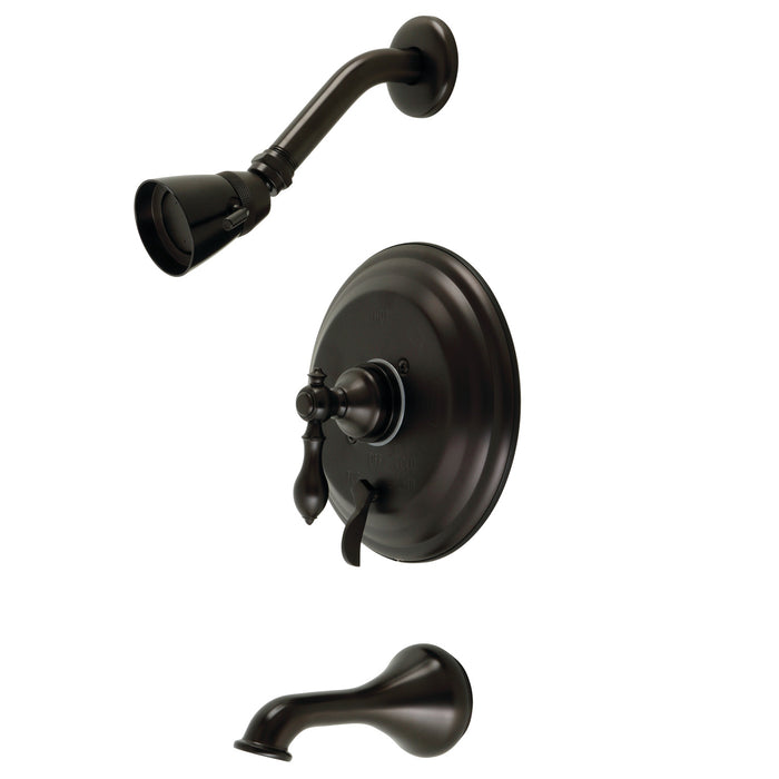 Kingston Heirloom KB36350ACL - American Classic Single-Handle Pressure Balanced Tub and Shower Faucet, Oil Rubbed Bronze
