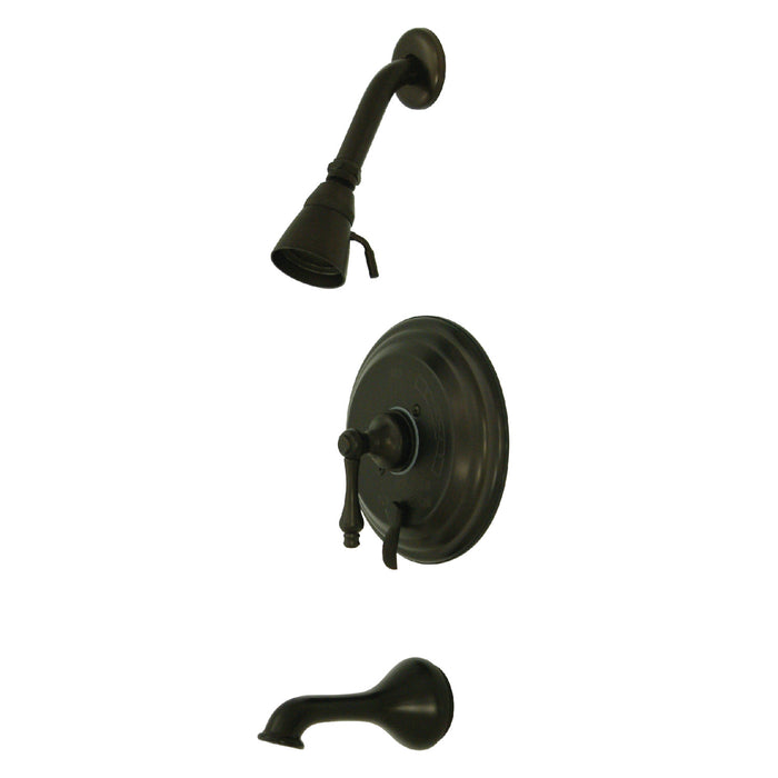 KB36350ALT Single-Handle 3-Hole Wall Mount Tub and Shower Faucet Trim Only, Oil Rubbed Bronze