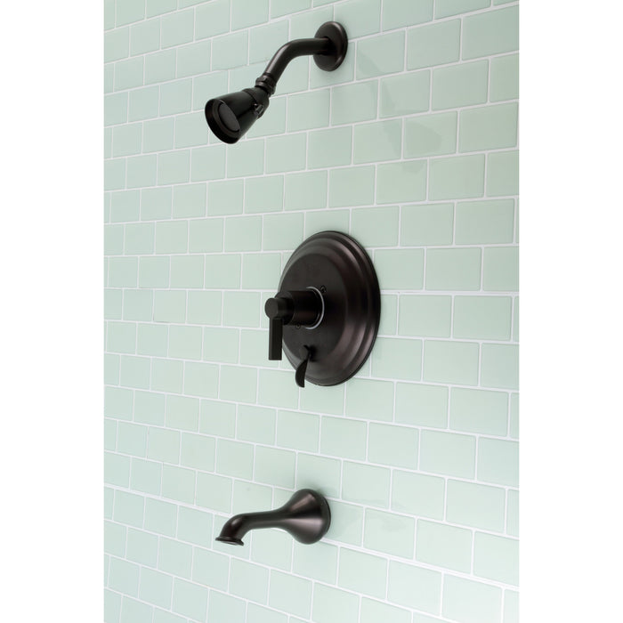 NuvoFusion KB36350NDL Wall Mount Tub and Shower Faucet, Oil Rubbed Bronze