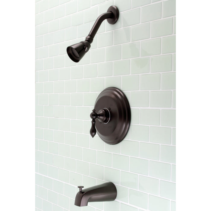 American Classic KB3635ACL Single-Handle 3-Hole Wall Mount Tub and Shower Faucet, Oil Rubbed Bronze