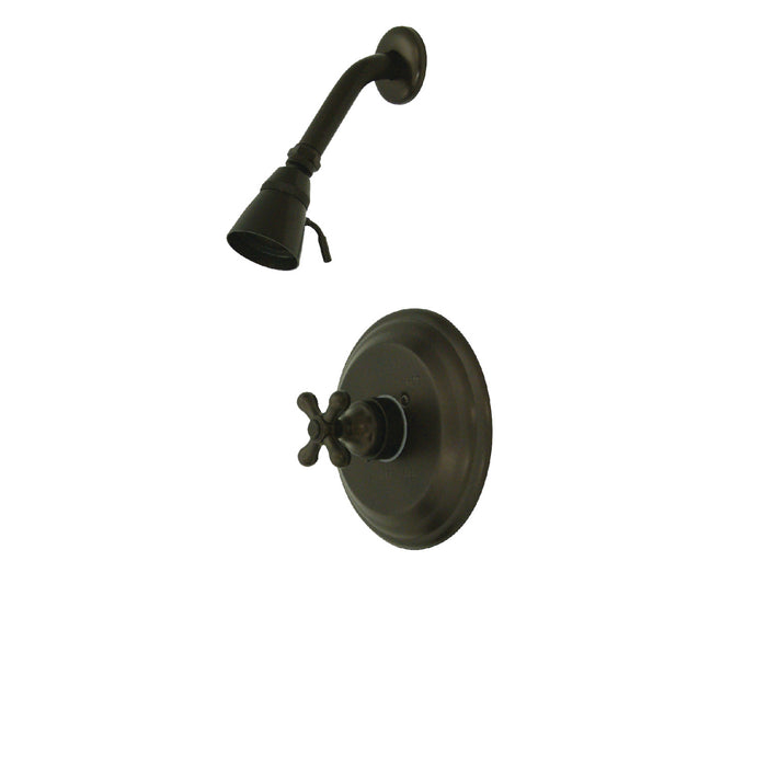 Restoration KB3635AXSO Single-Handle 2-Hole Wall Mount Shower Faucet, Oil Rubbed Bronze