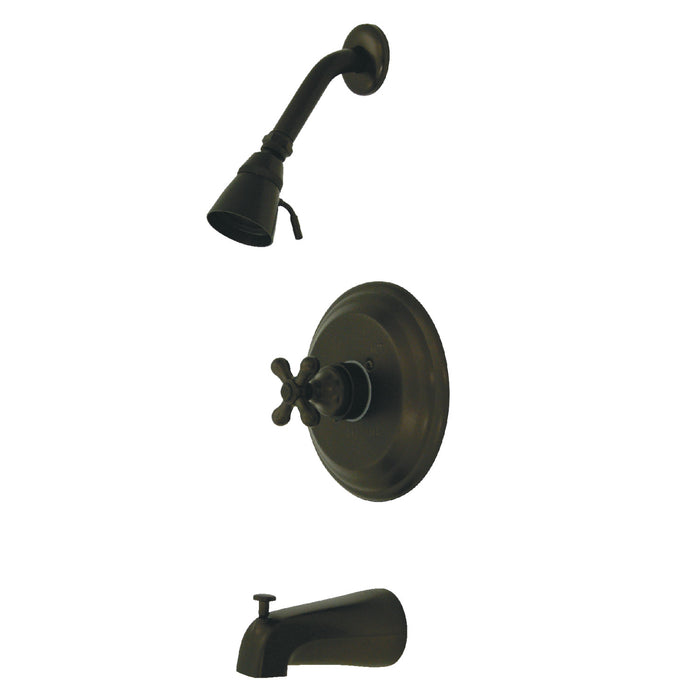 Kingston Heirloom KB3635AXTSingle-Handle Pressure Balanced Tub and Shower Faucet, Trim Only, Oil Rubbed Bronze