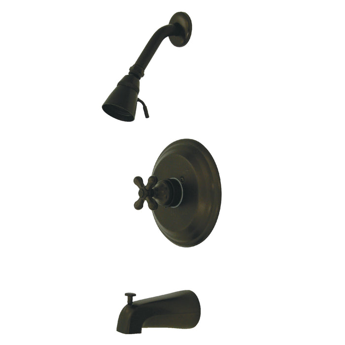 KB3635AXT Single-Handle 3-Hole Wall Mount Tub and Shower Faucet Trim Only, Oil Rubbed Bronze