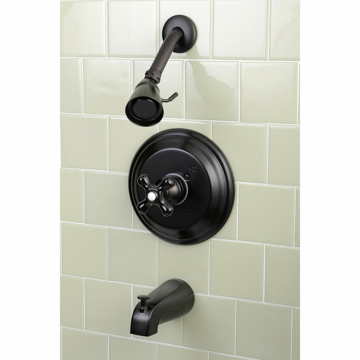 Kingston Heirloom KB3635PKL - Duchess Single-Handle Pressure Balanced Tub and Shower Faucet, Oil Rubbed Bronze