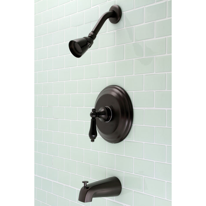 Kingston Heirloom KB3635PKL - Duchess Single-Handle Pressure Balanced Tub and Shower Faucet, Oil Rubbed Bronze