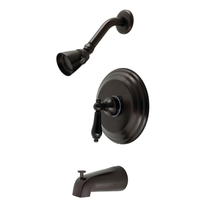 Duchess KB3635PKL Single-Handle 3-Hole Wall Mount Tub and Shower Faucet, Oil Rubbed Bronze