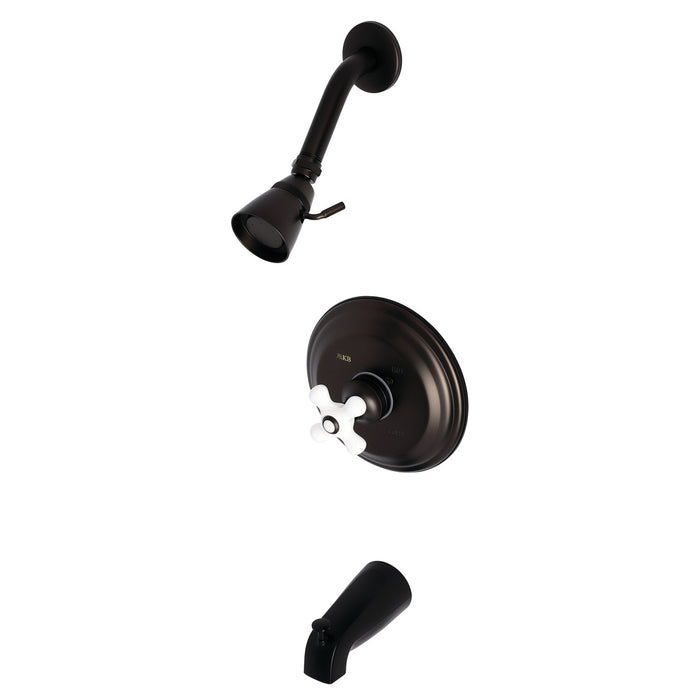 Kingston Heirloom KB3635PXTSingle-Handle Pressure Balanced Tub and Shower Faucet, Trim Only, Oil Rubbed Bronze