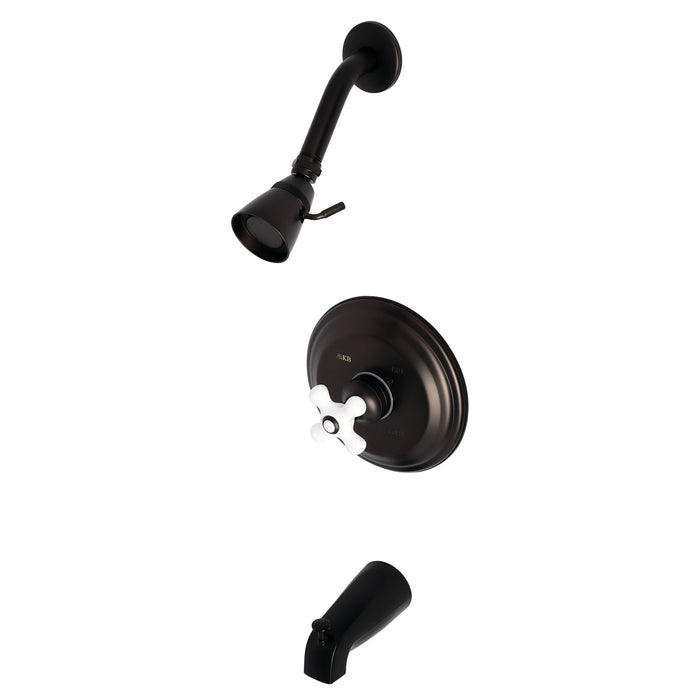 KB3635PXT Single-Handle 3-Hole Wall Mount Tub and Shower Faucet Trim Only, Oil Rubbed Bronze