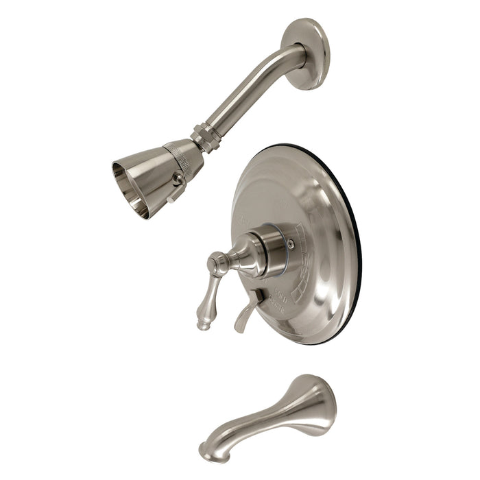 Kingston Heirloom KB36380ALTSingle-Handle Pressure Balanced Tub and Shower Faucet, Trim Only, Brushed Nickel