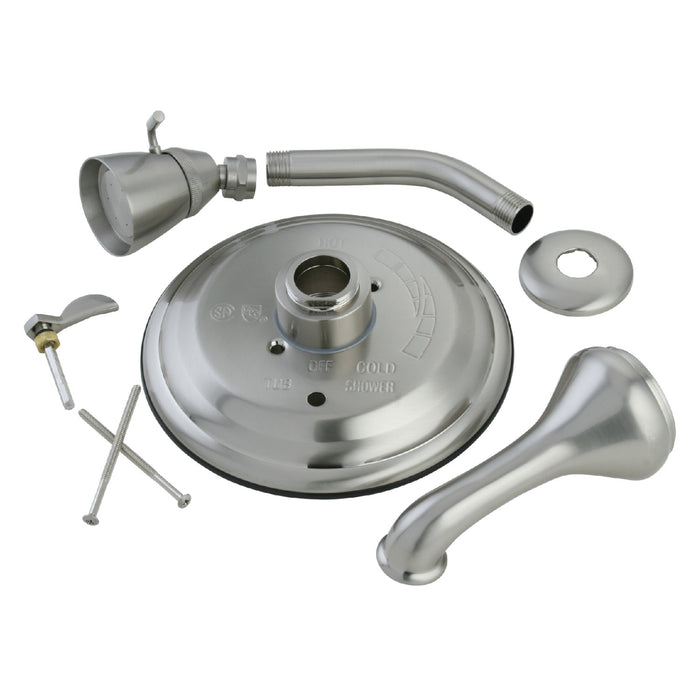 Kingston Heirloom KB36380TLHSingle-Handle Pressure Balanced Tub and Shower Faucet, Trim Only without Handle, Brushed Nickel