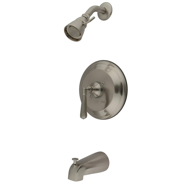 KB3638HLT Single-Handle 3-Hole Wall Mount Tub and Shower Faucet Trim Only, Brushed Nickel