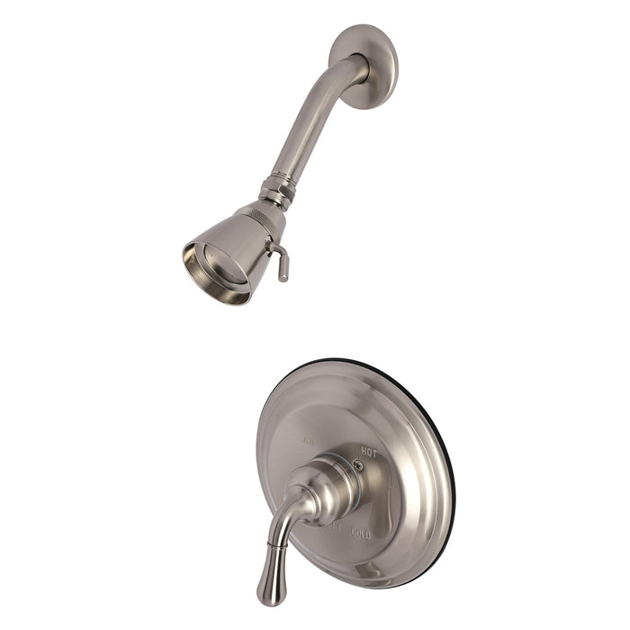 KB3638NLSO Single-Handle 2-Hole Wall Mount Shower Faucet, Brushed Nickel