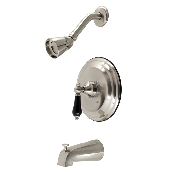 Duchess KB3638PKL Single-Handle 3-Hole Wall Mount Tub and Shower Faucet, Brushed Nickel