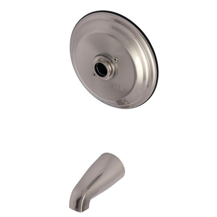 KB3638TTLH 2-Hole Wall Mount Tub and Shower Faucet Tub Trim Only without Handle, Brushed Nickel