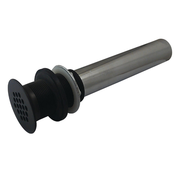 Trimscape KB4005 Brass Grid Bathroom Sink Drain without Overflow, 17 Gauge, Oil Rubbed Bronze