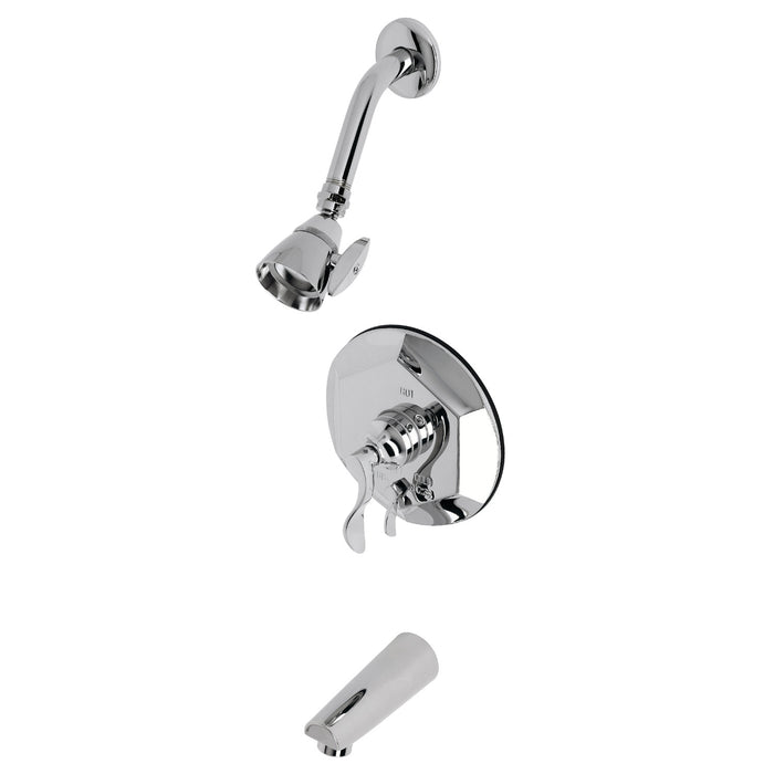 KB46310DFL Single-Handle 3-Hole Wall Mount Tub and Shower Faucet, Polished Chrome