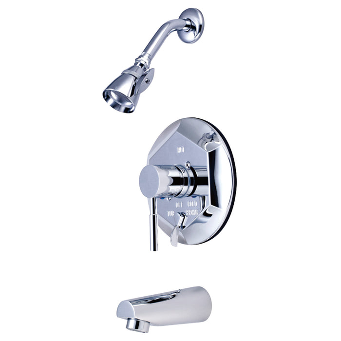Kingston Tulare KB46310DL - Concord Single-Handle Pressure Balanced Tub and Shower Faucet, Polished Chrome