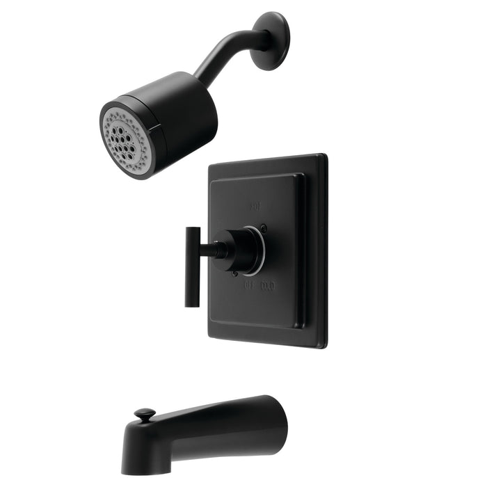 Kingston Sona KB4650CML - Manhattan Single-Handle Pressure Balanced Tub and Shower Faucet, Matte Black