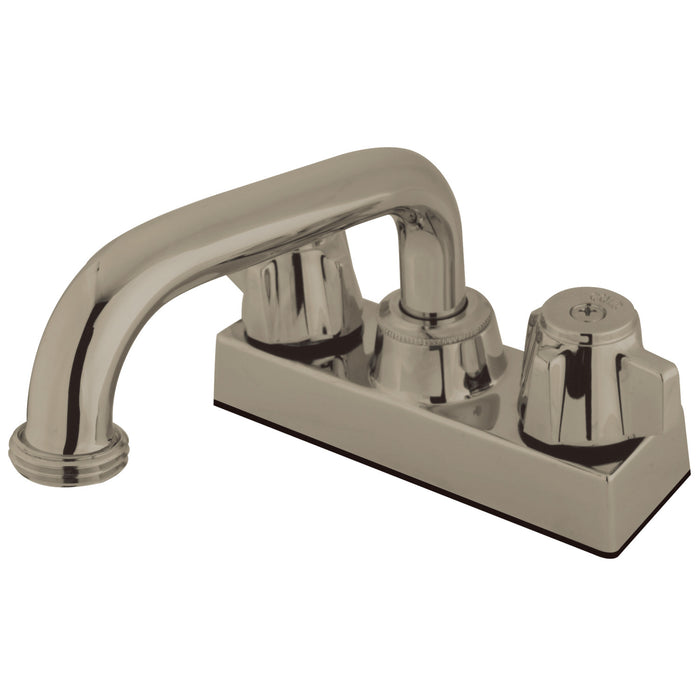 KB471SN Two-Handle 2-Hole Deck Mount Laundry Faucet, Brushed Nickel