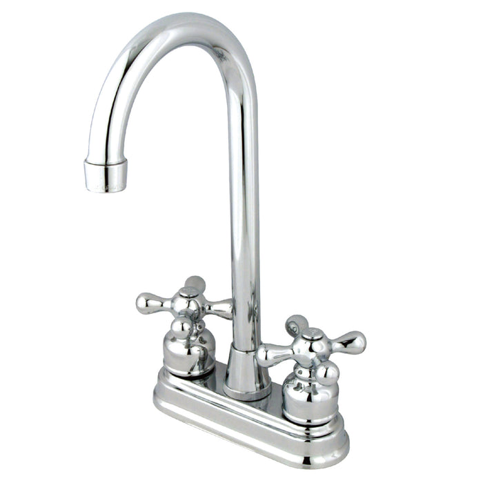 Victorian KB491AX Two-Handle 2-Hole Deck Mount Bar Faucet, Polished Chrome
