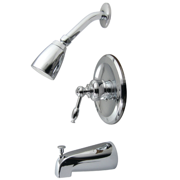 Knight KB531KL Single-Handle 3-Hole Wall Mount Tub and Shower Faucet, Polished Chrome